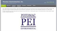 Desktop Screenshot of potomacenv.com